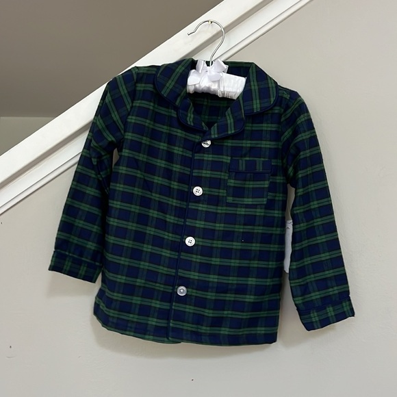 Edgehill Collection Long Sleeve Plaid Pajama Set - Picture 7 of 10